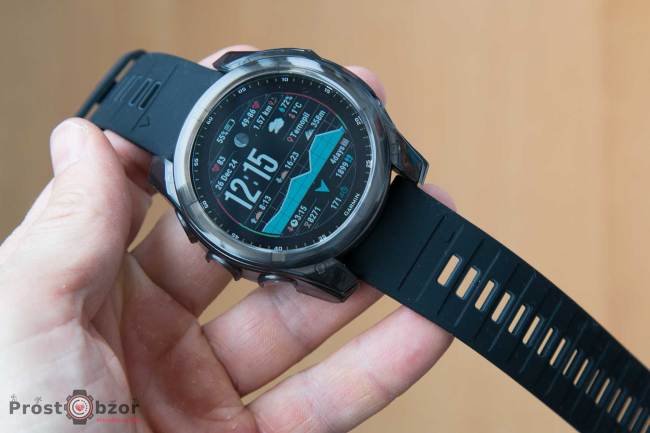 Силиконовая защита безеля и корпуса часов Garmin fenix 8  - вид спереди