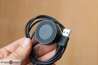 Зарядная площадка для часов Garmin - настольная - вид сзади