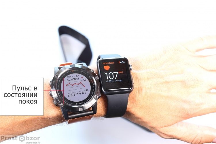 Пульс в состоянии покоя - Garmin Fenix 5X