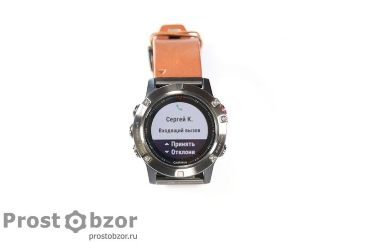 Умные уведомления на часах Garmin Fenix 5X
