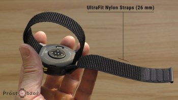 Ремешок Garmin UltraFit Neylon-26mm в часах fenix 8 51mm