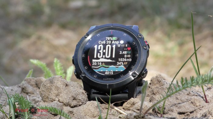 Сапфировое стекло часов Garmin Fenix 5 X Plus