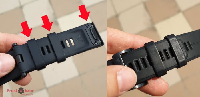 Проверка ремешка для часов Garmin Fenix 5 X Plus