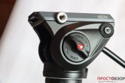 Вид сбоку на жидкостную головку монопода Manfrotto MVM500A