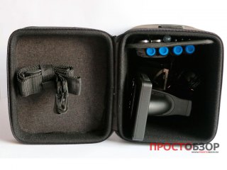 Вид внутри гофра для микроскопа