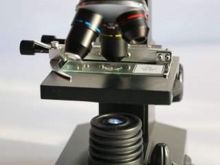 Увеличение в 10 раз - Предметная площадка микроскопа Bresser Biolux LCD 40x-1600x