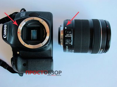 Корпус Canon EOS 70D и объектив отдельно Корпус Canon EOS 70D и объектив отдельно
