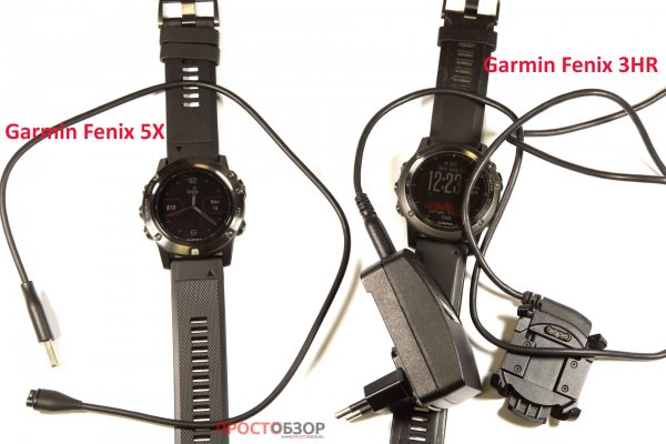 Сравнение зарядных систем Garmin Fenix 5X - vs - Fenix 3 HR Сравнение зарядных систем Garmin Fenix 5X - vs - Fenix 3 HR