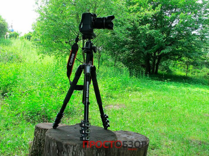 Внешний вид сложенного штатива ManfrottoMK190XPRO4-BH Внешний вид сложенного штатива ManfrottoMK190XPRO4-BH