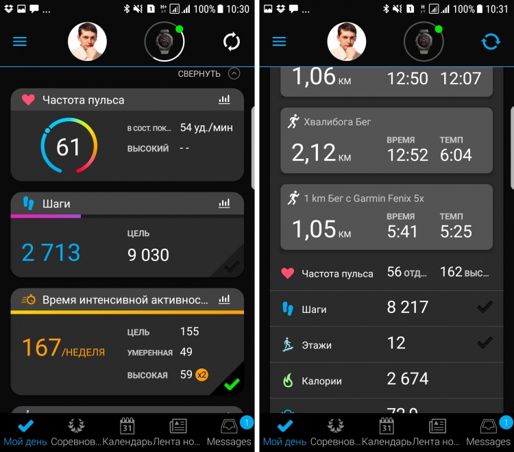 Мобильное приложения Garmin Connect Mobile для часов Garmin Fenix 5, 5S, 5X Мобильное приложения Garmin Connect Mobile для часов Garmin Fenix 5, 5S, 5X