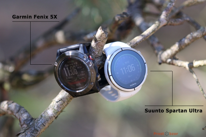 Часы в сравнении Suunto Spartan Ultra и Garmin Fenix 5X Часы в сравнении Suunto Spartan Ultra и Garmin Fenix 5X