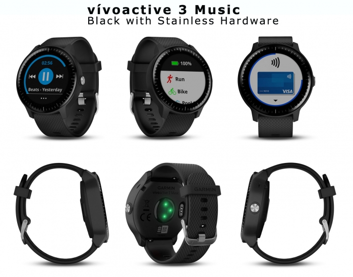 Музыкальные часы Garmin Vivoactive 3 Music Музыкальные часы Garmin Vivoactive 3 Music