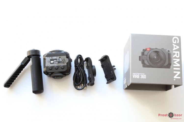 Что в коробке - распаковка Garmin Virb 360 Что в коробке - распаковка Garmin Virb 360