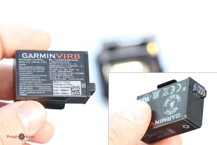 Сравнение аккумуляторов Garmin Virb 360 vs Virb Ultra 30 Сравнение аккумуляторов Garmin Virb 360 vs Virb Ultra 30