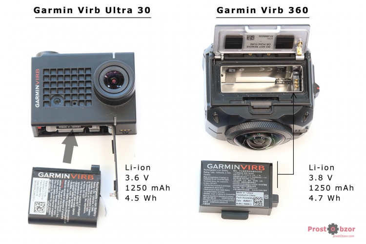 Как установить аккумулятор в Garmin Virb 360 и Virb Ultra 30 Как установить аккумулятор в Garmin Virb 360 и Virb Ultra 30