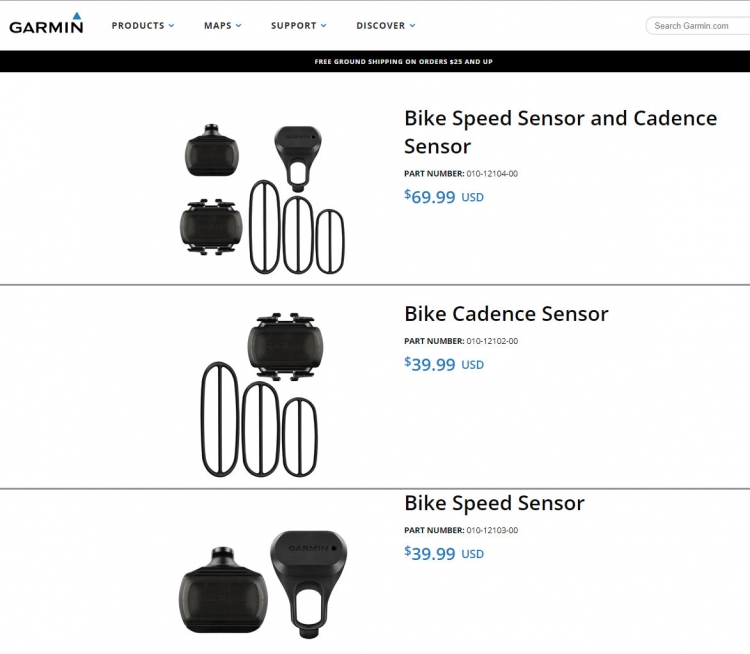 Датчики для велосипедов - Garmin Virb 360 Датчики для велосипедов - Garmin Virb 360