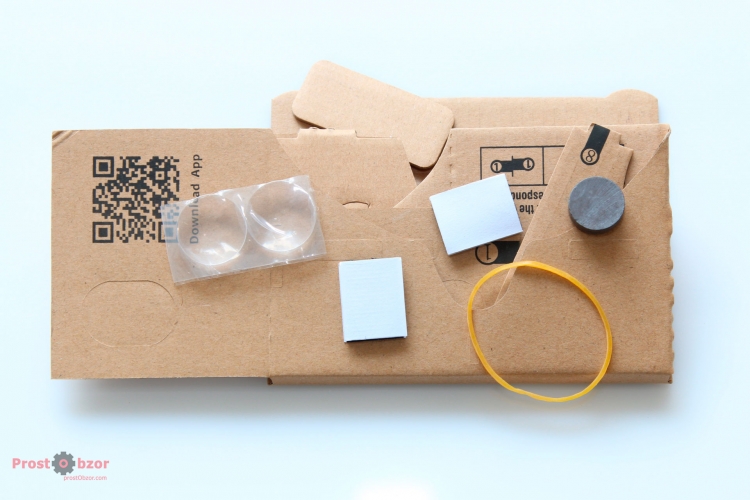 Набор для создания очков Google CardBoard Набор для создания очков Google CardBoard