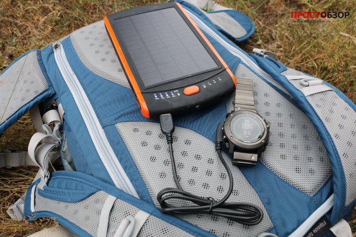 Fenix 3 в походе - на рюкзаке Fenix 3 в походе - на рюкзаке