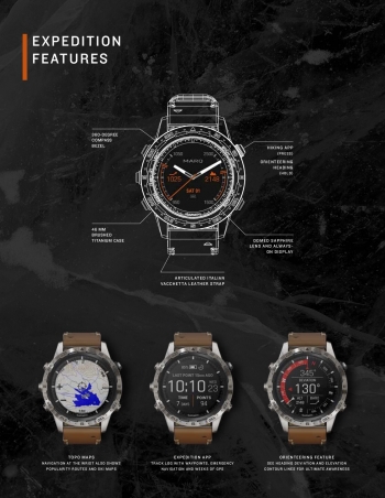Спецификация часов Garmin MARQ Expedition Спецификация часов Garmin MARQ Expedition