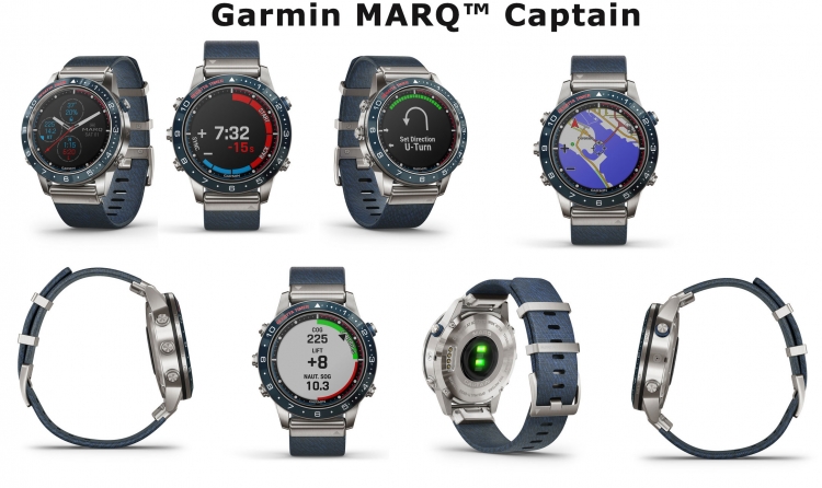 Внешний вид часов Garmin MARQ Captain Внешний вид часов Garmin MARQ Captain