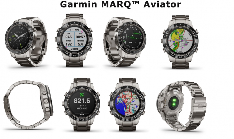 Внешний вид часов Garmin MARQ Aviator Внешний вид часов Garmin MARQ Aviator