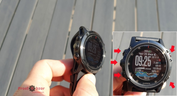Проверить кнопки часов Garmin Fenix 5 X Plus Проверить кнопки часов Garmin Fenix 5 X Plus