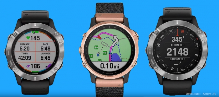 Картография и навигация в часах Garmin Fenix 6 Картография и навигация в часах Garmin Fenix 6