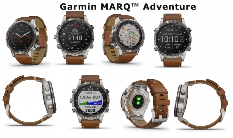 Экраны часов Garmin MARQ Adventure Экраны часов Garmin MARQ Adventure
