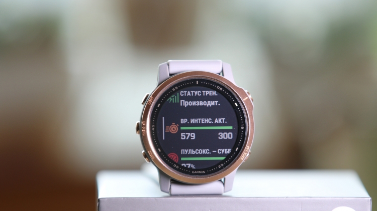 Несколько виджетов на экране часов Fenix 6S Несколько виджетов на экране часов Fenix 6S