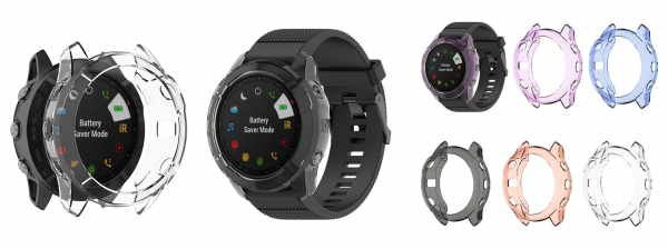 Силиконовая защита безеля для часов Garmin Fenix 6, 6S, 6X Силиконовая защита безеля для часов Garmin Fenix 6, 6S, 6X