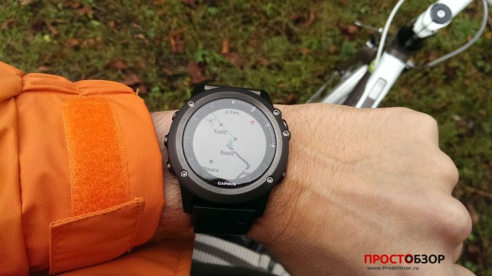 GPS-навигация Fenix 3 - пройденный маршрут GPS-навигация Fenix 3 - пройденный маршрут