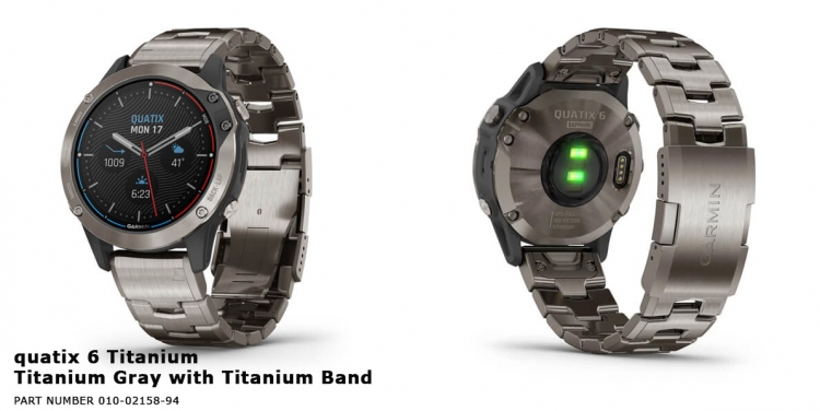 Garmin quatix 6 титановая версия часов Garmin quatix 6 титановая версия часов