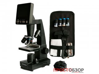 Комплектация микроскопа Bresser Biolux LCD 40x-1600x Комплектация микроскопа Bresser Biolux LCD 40x-1600x