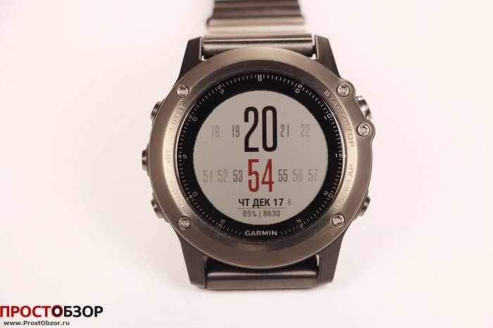 Циферблат Fenix 3 - Horizontal Time Light Циферблат Fenix 3 - Horizontal Time Light