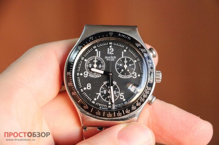 Пример классических швейцарских часов хронометров - Swatch Пример классических швейцарских часов хронометров - Swatch