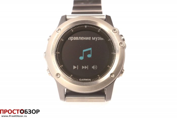 Garmin Fenix 3 - виджет управления музыкой Garmin Fenix 3 - виджет управления музыкой