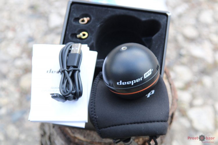 Распаковка эхолота Deeper PRO+