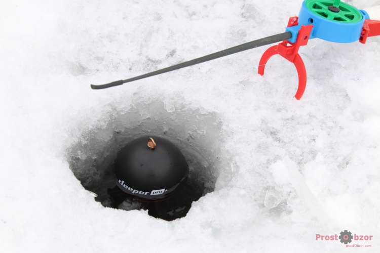 Зимняя рыбалка с эхолотом Deeper PRO+