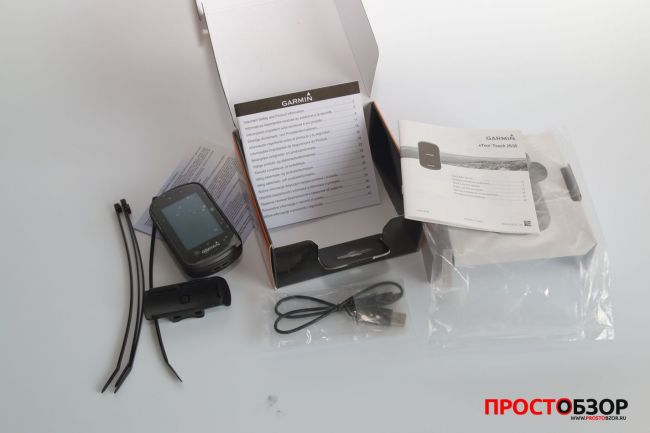 Комплектация GPS навигатора Garmin Etrex Touch 35