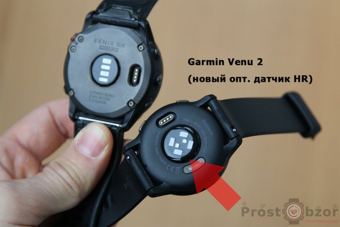 Оптический датчик пульса Garmin Venu 2