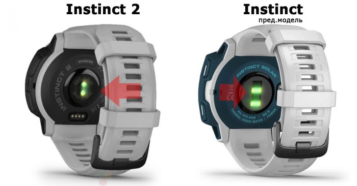 HR сенсор часов Garmin instinct 2