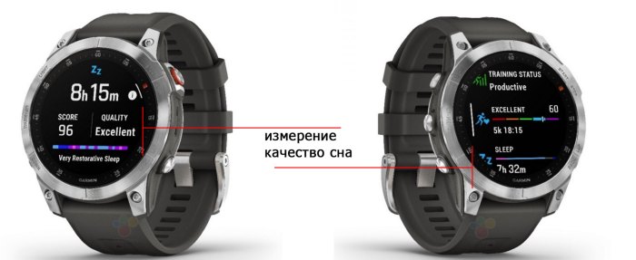 Учет фазы сна в часах Garmin EPIX Gen2