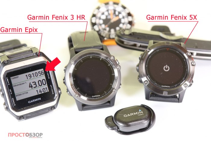 Окончание теста аккумулятора часов Garmin Fenix 5X, 3HR, Epix