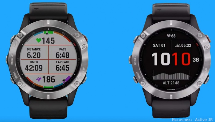 Внешний вид часов Garmin Fenix 6