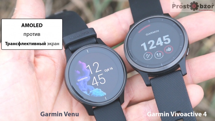 часы Garmin Venu с Амулед дисплеем