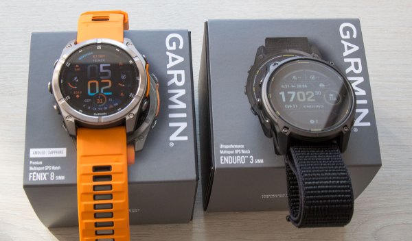 Коробки годинників Garmin fenix 8 та Enduro 3