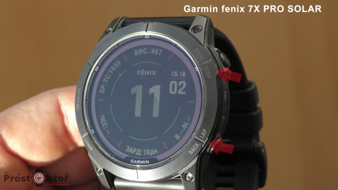 Кнопки Безель Garmin fenix 7X 