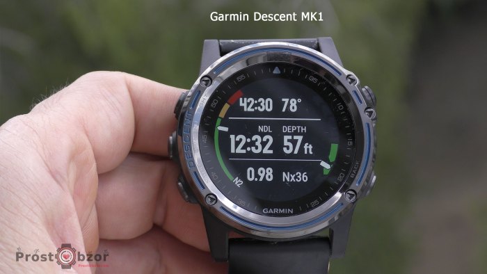 обзор часов garmin descent mk1