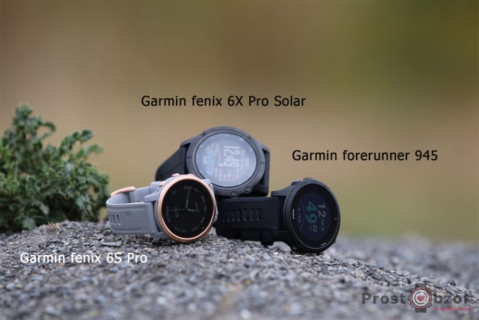 garmin foreruner 945 vs fenix 6x 6s