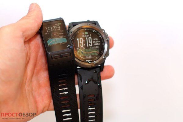 Класс водонепроницаемости часов Garmin Fenix 3 HR, Vivoactive HR